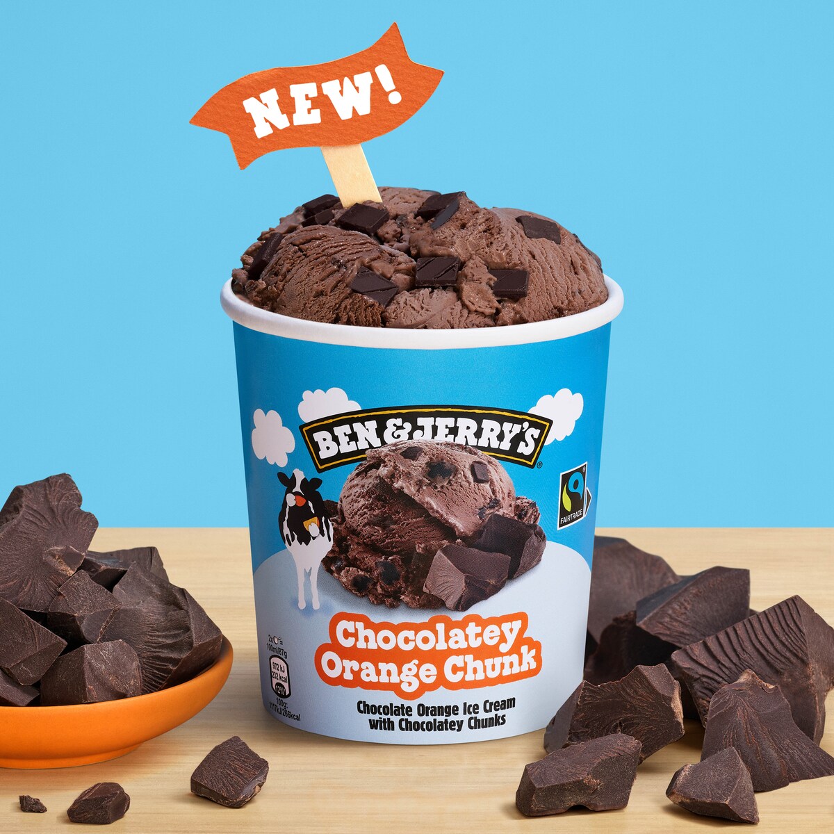 Chocolatey Orange Chunk Zmrzlina - Tub 2 / 4